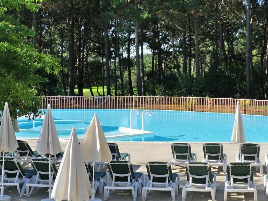 Apt T2 Calme Sur Golf, Piscine, Ocean 10 Min En Velo Lacanau Exterior foto